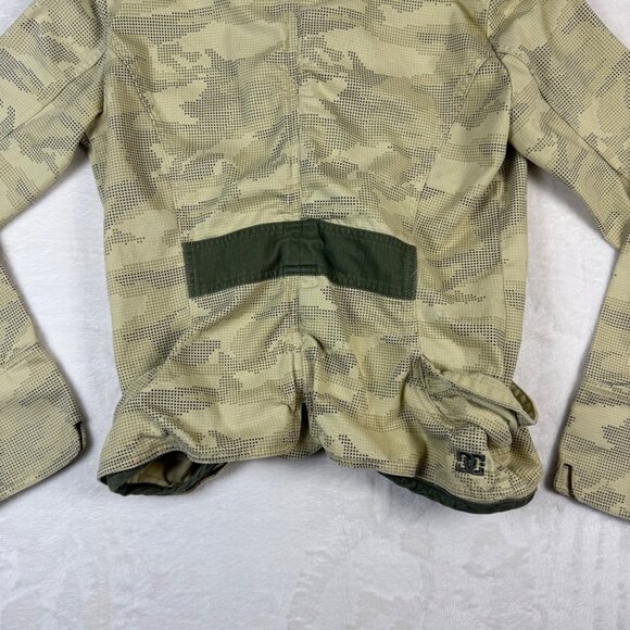 DC Shoes Military Jacket Beige Women's M Utility Camo Pockets - Picture 7 of 10
